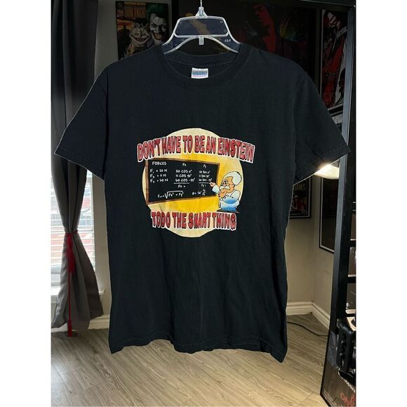 Vintage Y2K Don’t Have To Be An Einstein Tee - Picture 1 of 4